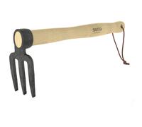 Siena Garden Hâchette Outil De Jardin 3 Dents Inclus Sac En Jute