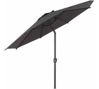 SIENA GARDEN Isa Parasol à étage central anthracite/anthracite 300 cm L30537