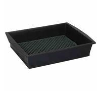 Tamis de Jardin Avec Réglable Maillage 36,5x27x7cm Plastique Noir Grille