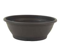 Siena Garden Jardinière Ø50x18cm Anthracite Ronde Pot De Fleurs Neuf