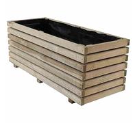 Siena Garden Jardinière Ella 100 Bois 100 x 40 x 40 cm