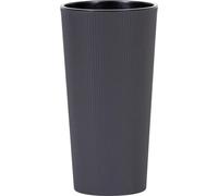 SIENA GARDEN Jardinière LOCON STRIPE anthracite aspect strié, 30 cm