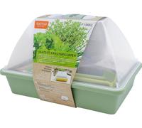 SIENA GARDEN Kit serre d'intérieur "Jardin d'herbes aromatiques", pastel, 29 x 19 x 19 cm