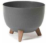 Siena Garden LA882-82 M82581 Pot de Fleurs en Plastique Anthracite, Multicolore