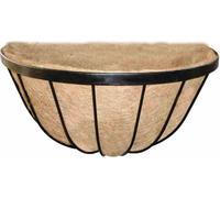 SIENA GARDEN Lampe murale Wrought avec garniture en coco, 35 cm