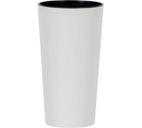 Siena Garden LOCON STRIPE 899_05 Bac à plantes polypropylène blanc
