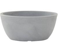 Siena Garden Bac à Plantes Malaga 48 Gris Ø 48 cm x 22 cm