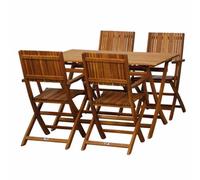 SIENA GARDEN MEUBLES DE JARDIN FALUN 5 PIECES CONFORT en bois d'acacia