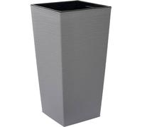 SIENA GARDEN Pots à plantes NIZZA GROOVE gris aspect rainuré, 40 x 75 cm