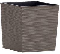SIENA GARDEN Pots à plantes NIZZA GROOVE gris aspect rainuré, 40 x 41 cm