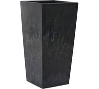 Siena Garden NIZZA STONE LA548-71 Bac à plantes polypropylène aspect béton, noir