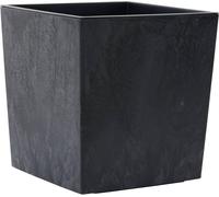 SIENA GARDEN Pots à plantes NIZZA STONE noir aspect béton, 30 x 31 cm