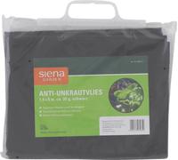 SIENA GARDEN Non-tissé anti-mauvaises herbes 30g, dimensions : 1,5x5m, couleur : noir