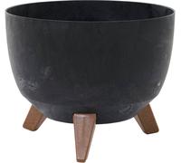 Siena Garden OSLO STONE LA880-71 Bac à plantes polypropylène aspect béton, noir