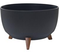 Siena Garden OSLO STRIPE LA960-82 Bac à plantes polypropylène anthracite