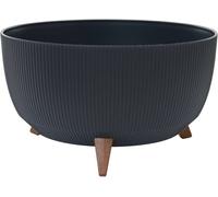 Siena Garden OSLO STRIPE LA961-82 Bac à plantes polypropylène anthracite