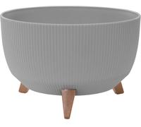 Siena Garden OSLO STRIPE LA966-27 Bac à plantes polypropylène gris