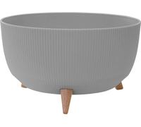 Siena Garden OSLO STRIPE LA967-27 Bac à plantes polypropylène gris