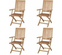 SIENA GARDEN Paleros SET 4x Chaise pliante avec accoudoirs M73544