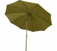 Siena Garden Paolo Parasol à mât central olive Ø 270 cm Structure aluminium Housse olive