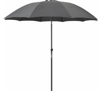 Siena Garden Parasol à étage central Paolo Ø 2,7 m gris/anthracite