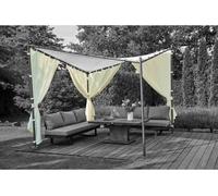 Siena Garden Parties latérales pour pavillon Berlino 3x3 m, blanc, set de 2 pièces Housse en polyester, 160g/m² en blanc