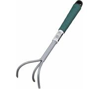 SIENA GARDEN Petit cultivateur 3 dents WSt anthracite, poignée verte