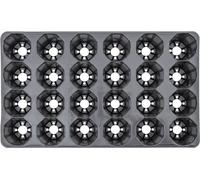 SIENA GARDEN Plaque à pots 310x530 mm avec 24 pots Ø 7,4 cm perforés