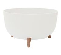 Siena Garden Pot De Fleurs OSLO STRIPE Blanc