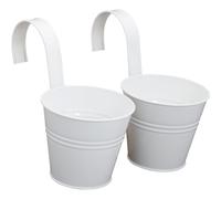 Siena Garden pot de fleurs set de 2 pièces blanc