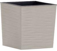 SIENA GARDEN Pots à plantes NIZZA GROOVE crème aspect rainuré, 30 x 30,5 cm
