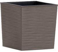 SIENA GARDEN Pots à plantes NIZZA GROOVE gris aspect rainuré, 40 x 41 cm