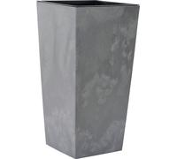 SIENA GARDEN Pots à plantes NIZZA STONE gris aspect béton, 25 x 46,5 cm