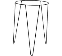 Siena Garden Riga Support pour plantes 35 cm Noir Hauteur 50 cm