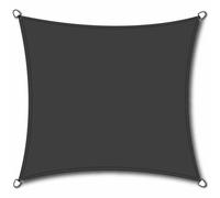 Solino Voile D'Ombrage Gris 180g/M² Hdpe , Carré, 3, 6x3, 6m