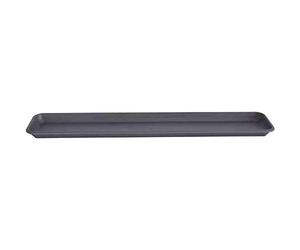 Siena Garden Soucoupe rectangulaire pour jardinière de Balcon 80 cm Anthracite 78 cm