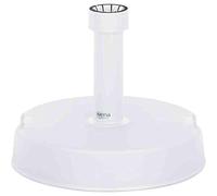 Siena Garden Support de Parasol en Plastique Blanc