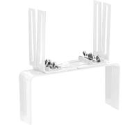 Siena Garden support pour bacs à fleurs en H pour allèges, blanc (1 paire)
