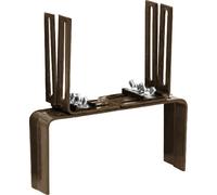 Siena Garden support pour caissettes à fleurs en H pour parapets, brun (1 paire)