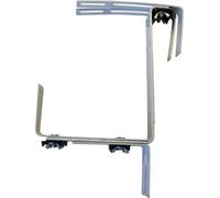 SIENA GARDEN Support pour caissettes à fleurs réglable en 3 positions, blanc