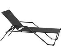 Siena Garden Tesoro M29537 Bain de soleil aluminium, plastique anthracite (mat), noir, argent