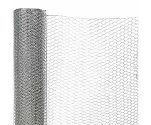 Siena Garden Treillis hexagonal, 25 x 500 mm x 10 m, 1 pièce, galvanisé, 22098