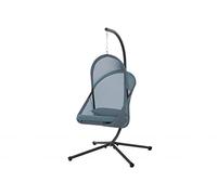 Siena Garden YOBAYA Fauteuil suspendu Calm Blue Acier, revêtement textile