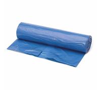 Siena Home 907-38710 Sac poubelle 120L 70my 10pcs LDPE, bleu, sur rouleau, bleu (1 pièce)