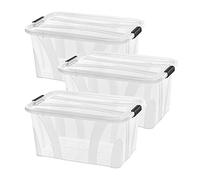 Siena Home Anzio Lot de 3 boîtes de rangement 14 l
