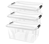 Siena Home Anzio Lot de 3 boîtes de rangement 21 l
