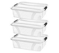 Siena Home Anzio Lot de 3 boîtes de rangement 7 l