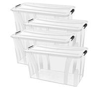 Siena Home Anzio Lot de 4 boîtes de rangement 32 l