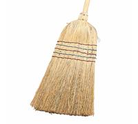Siena Home Balai En Paille De Riz 5 Rangées Avec Manche En Bois Balai De Rue