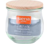 SIENA HOME Bocal à tulipe CUCINARE HD370 Bocal à couvercle 370ml Hêtre